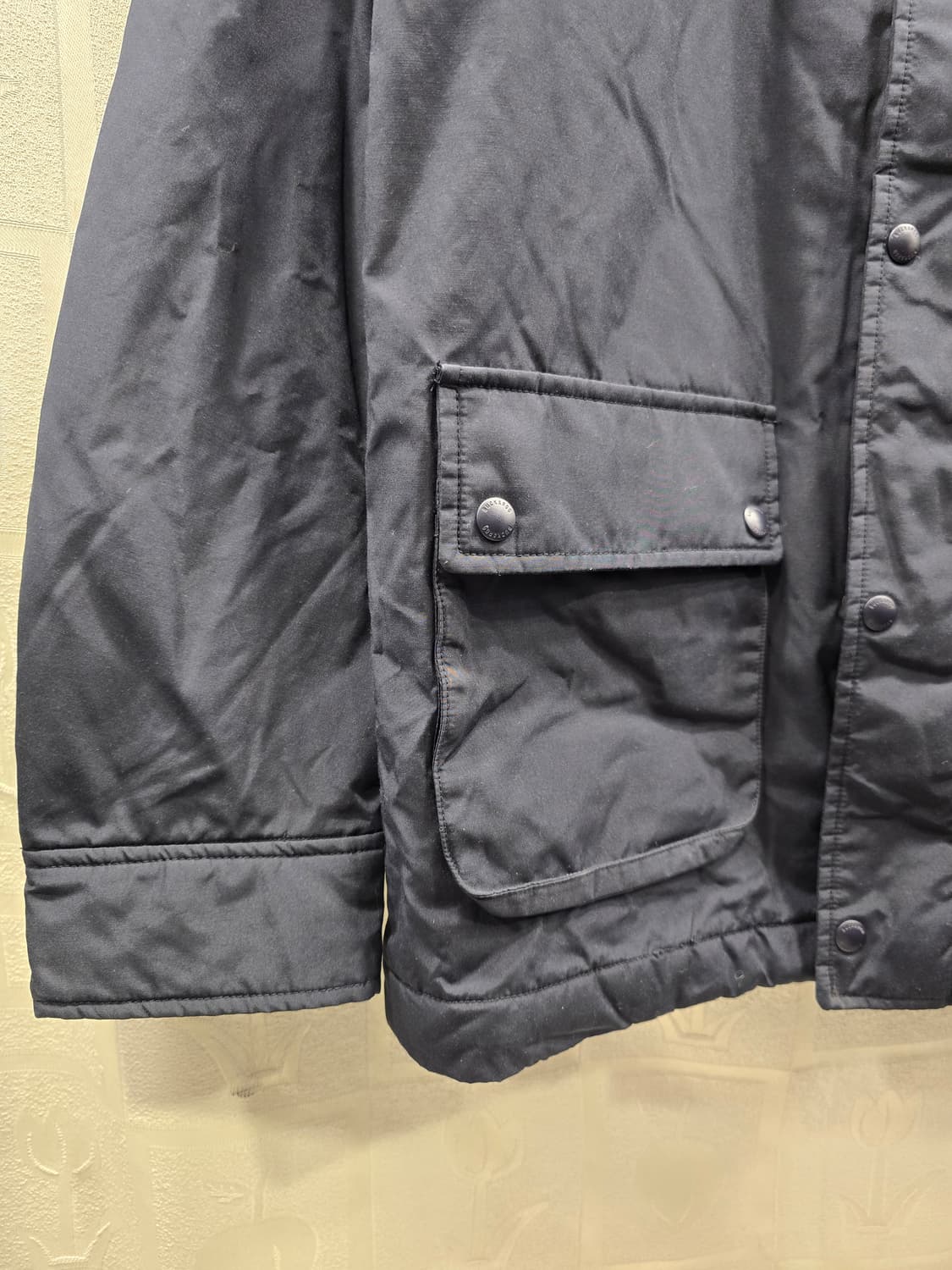 거의새거) 버커루 남성 아웃포켓 바버 자켓 L(100) 상품이미지6