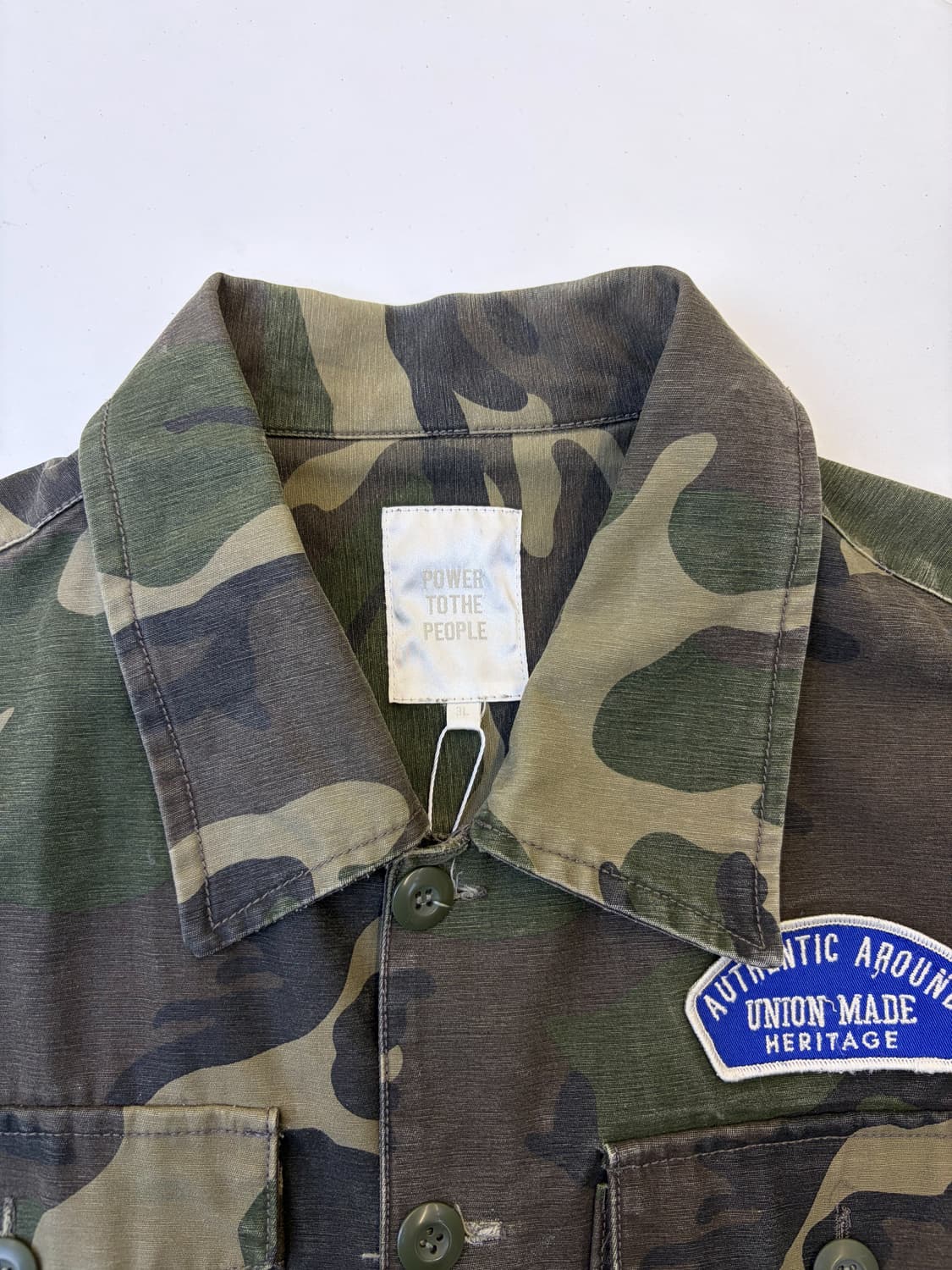 파워투더피플 멀티 패치 카모 BDU 자켓 상품이미지5