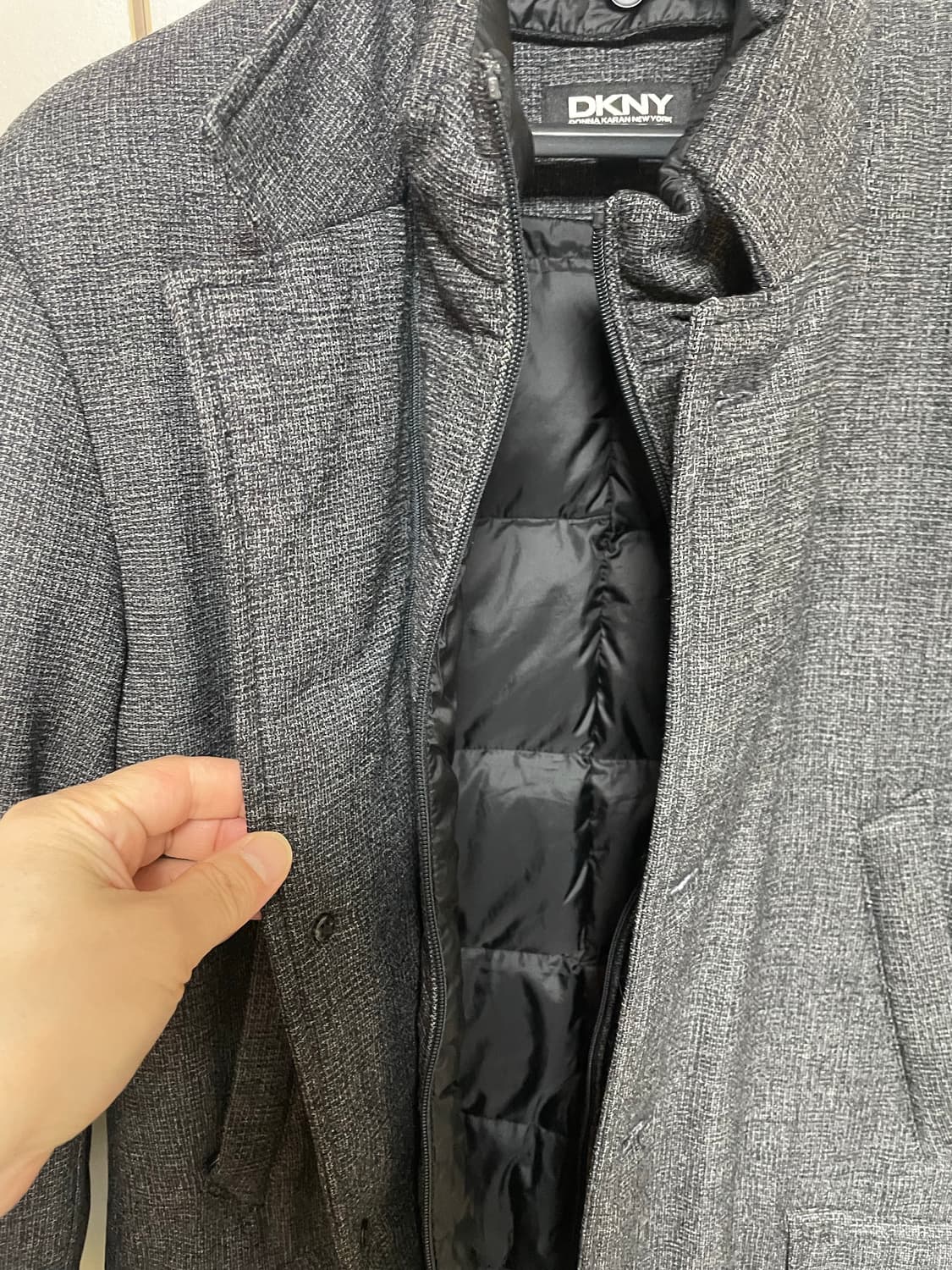 DKNY 남성 구스다운 코트 M 사이즈 상품이미지5