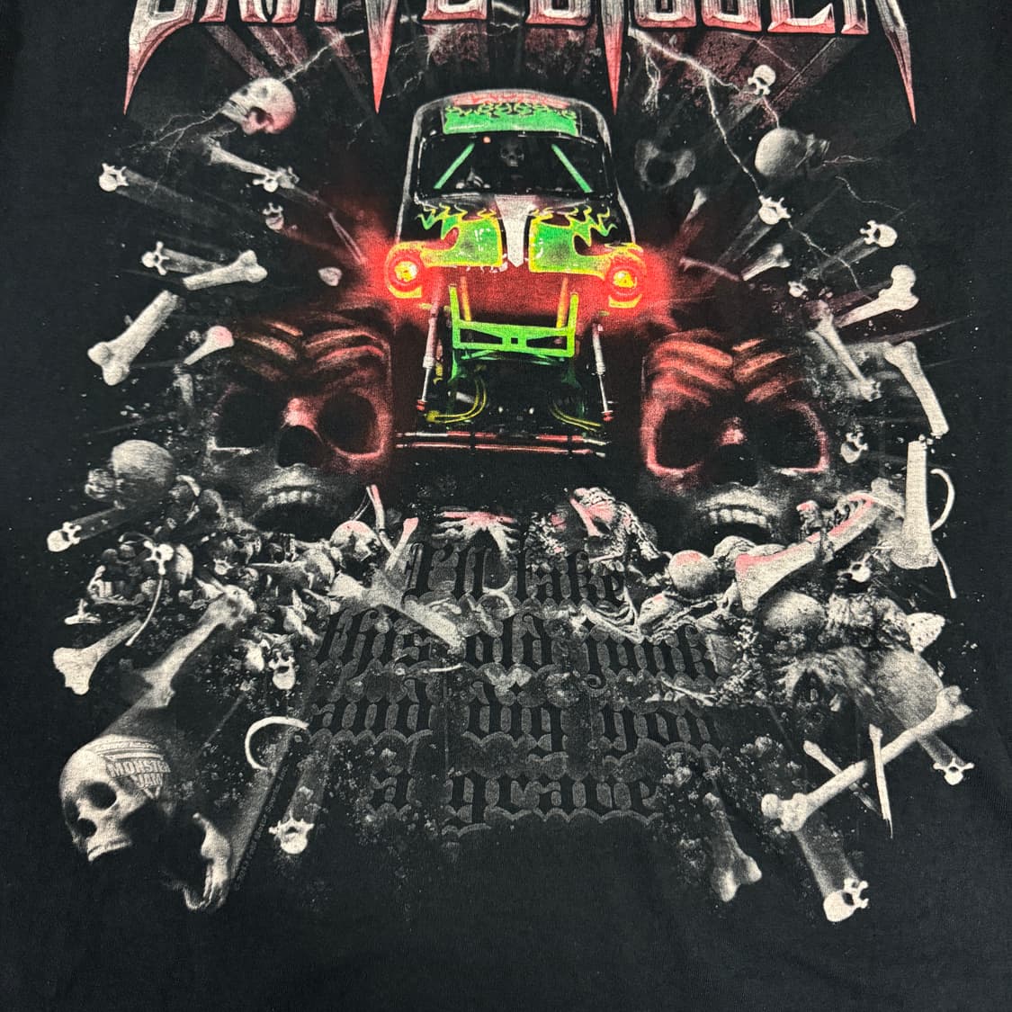 빈티지 2000s Grave Digger 그레이브 디거 스컬 티셔츠 상품이미지5