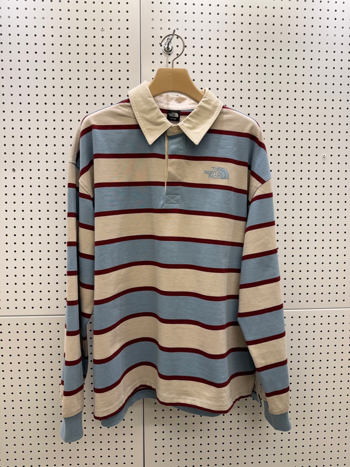 노스페이스 스트라이프 럭비티 U1086 상품이미지2