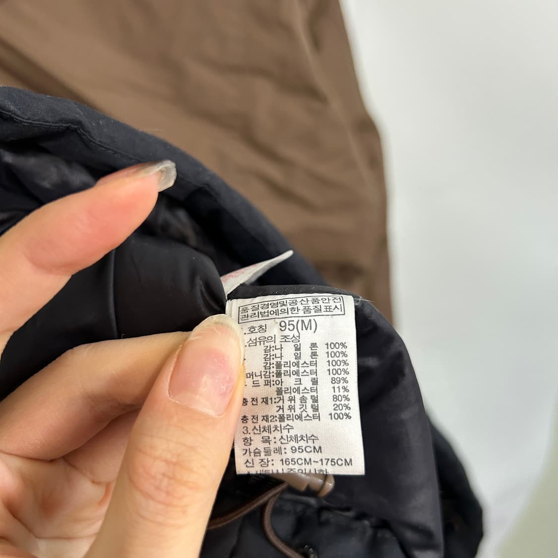 노스페이스 700 하이벤트 구스다운 패딩 95 남성 상품이미지4