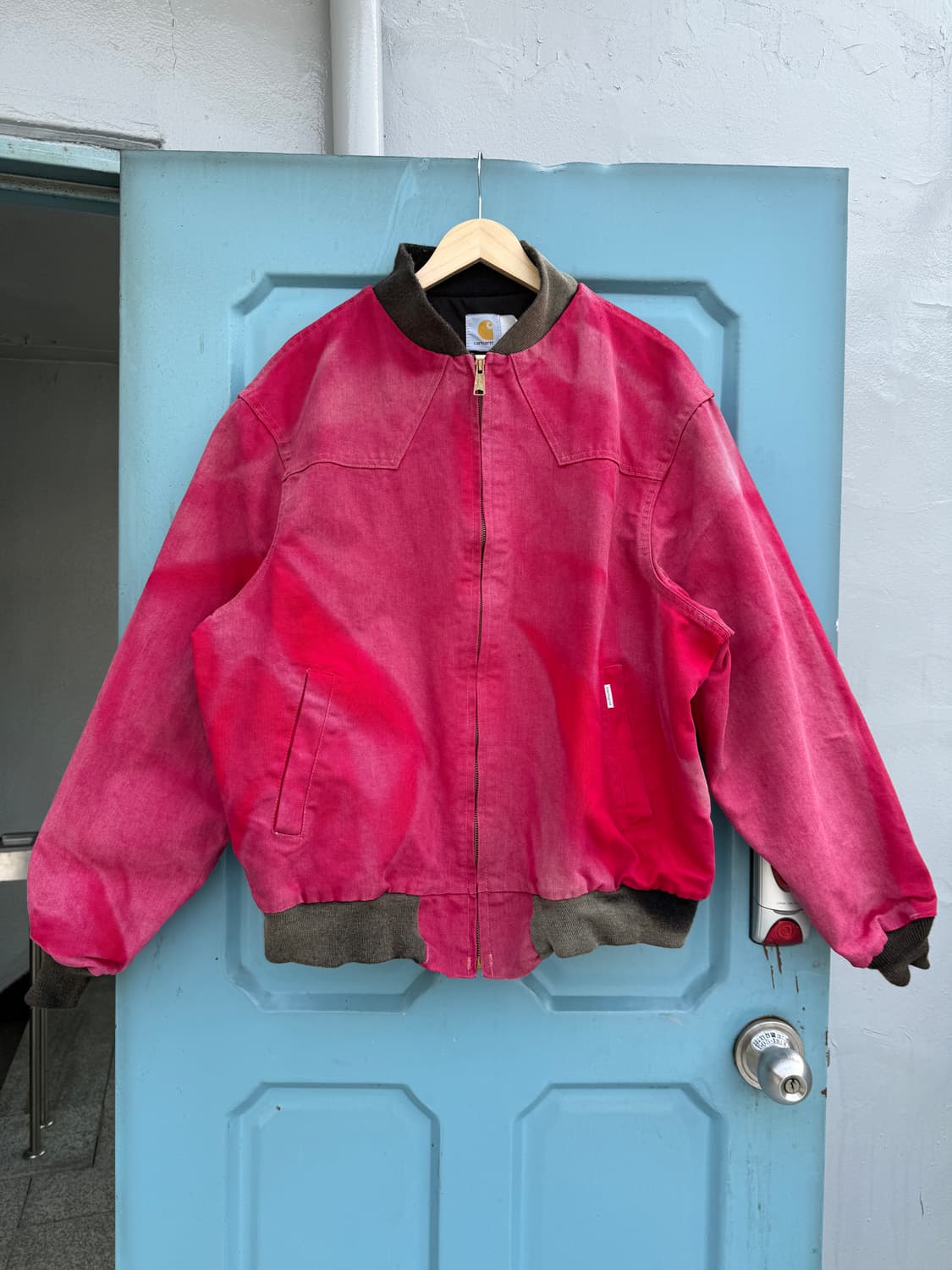 (2XL) 빈티지 칼하트 산타페 썬페이딩 워크자켓 상품이미지1