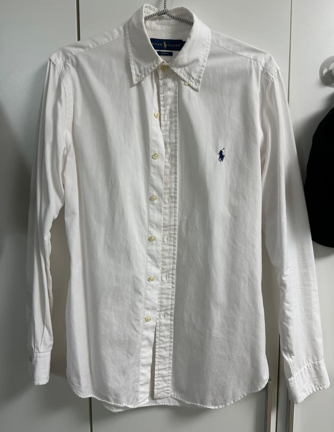랄프로렌 슬림핏 옥스포드 셔츠 흰색 S 여자도맞음 반택포 상품이미지1