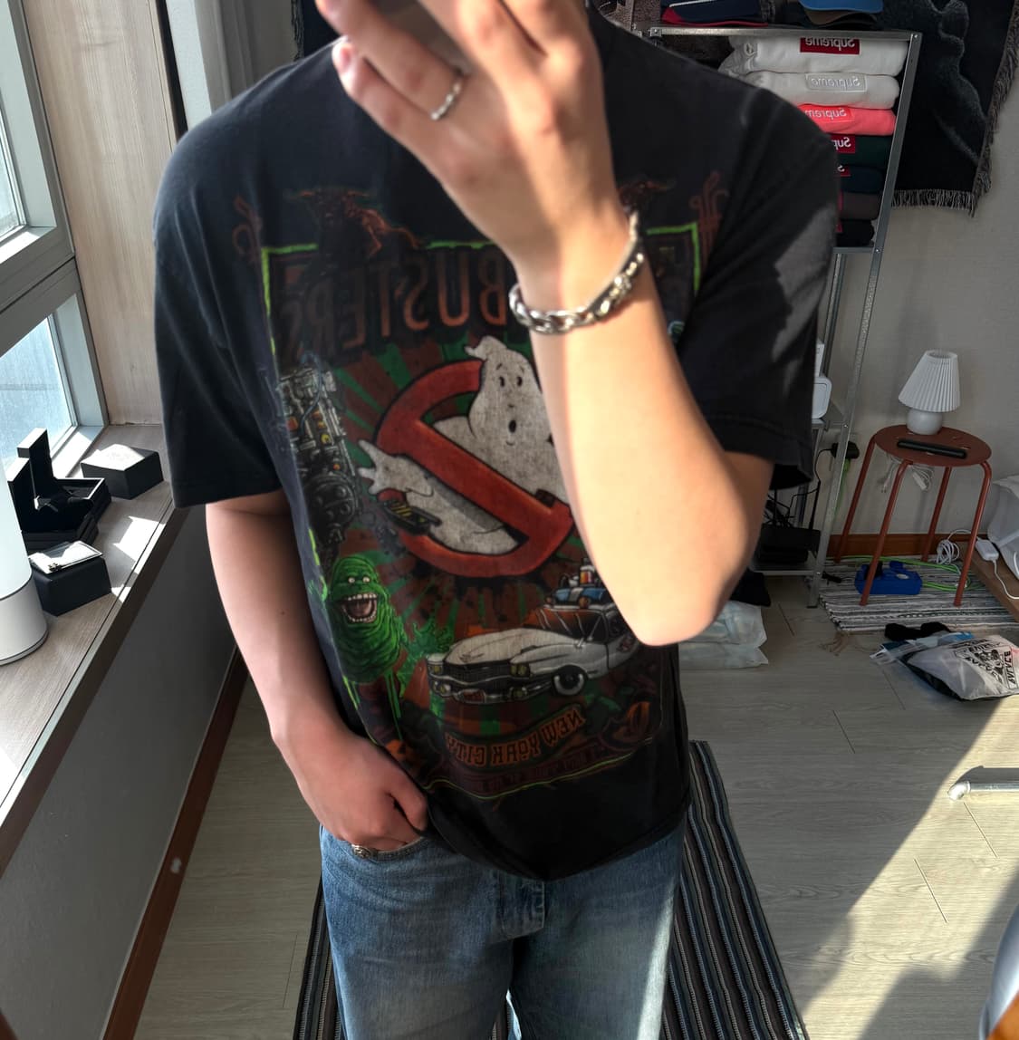 고스트 버스터즈 빈티지 반팔 티셔츠 상품이미지1