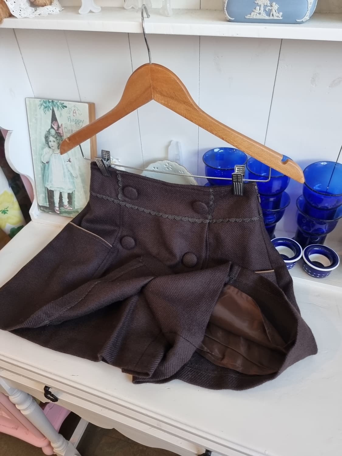 초코 브라운 치마바지 상품이미지3