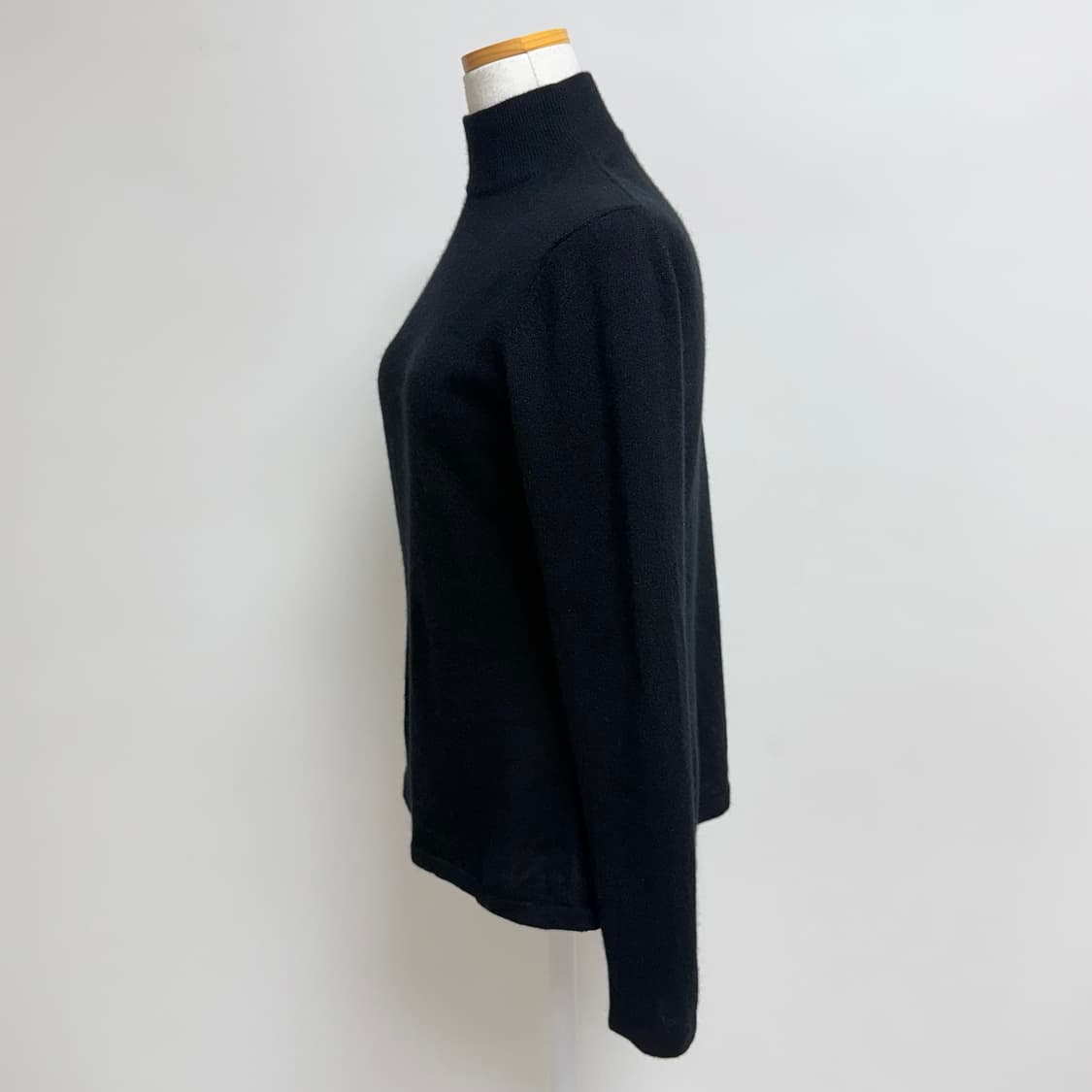 [캐시미어 100%] 블랙 하프넥 긴팔 니트 M 상품이미지2