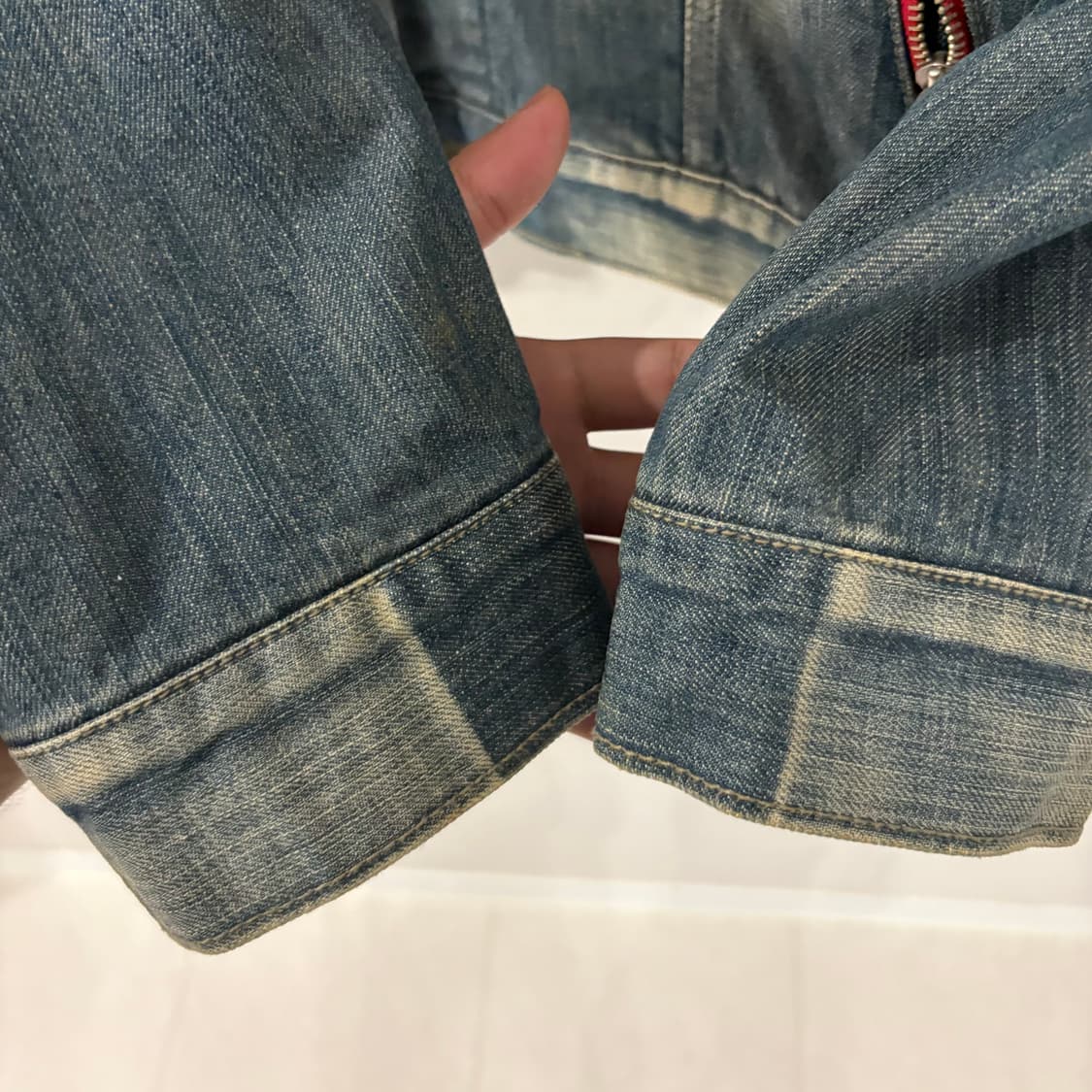 CONYCUNY 빈티지 워싱 데님 자켓 M 상품이미지6