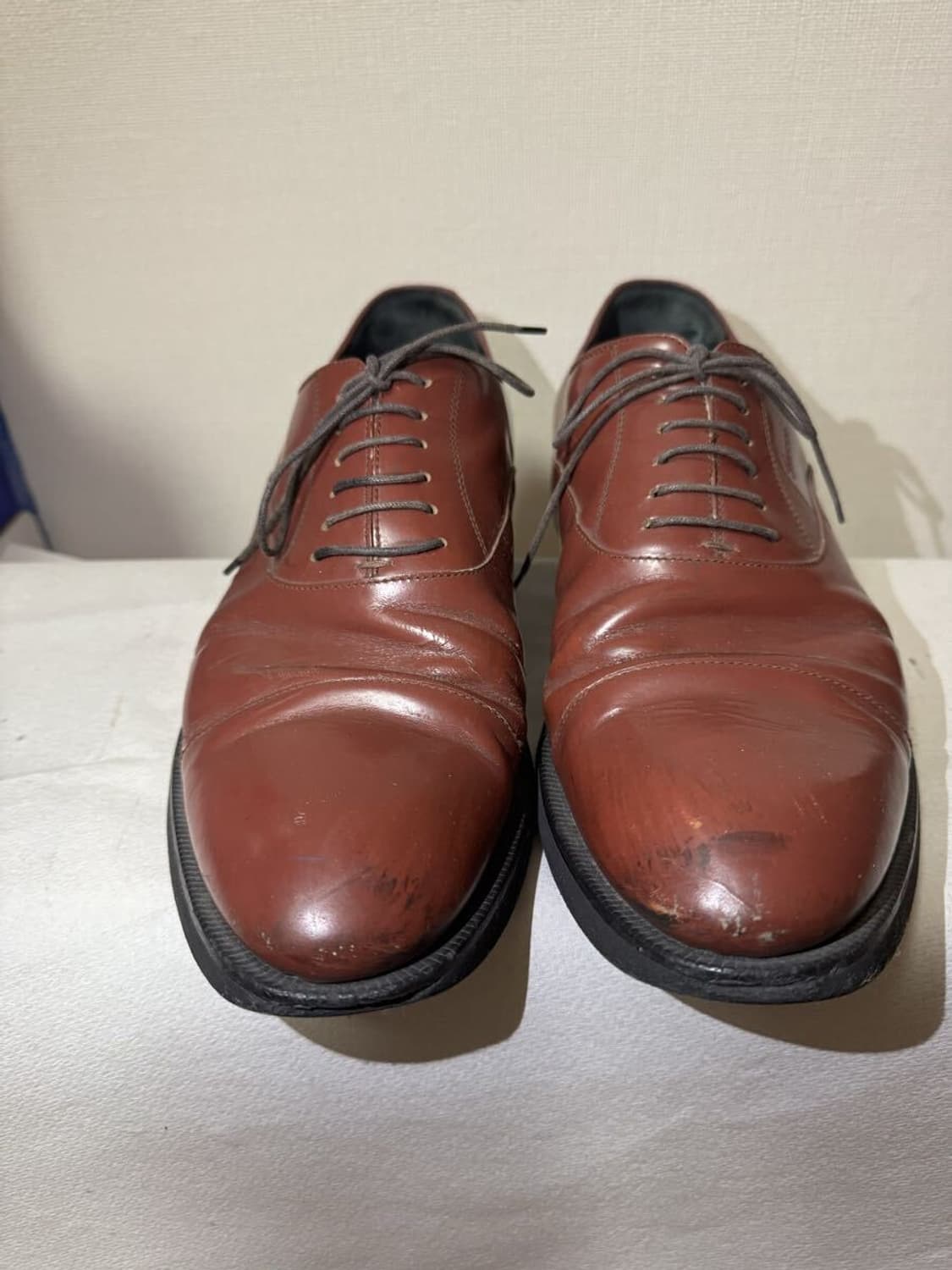 구찌 버건디 레더 슈즈 상품이미지2