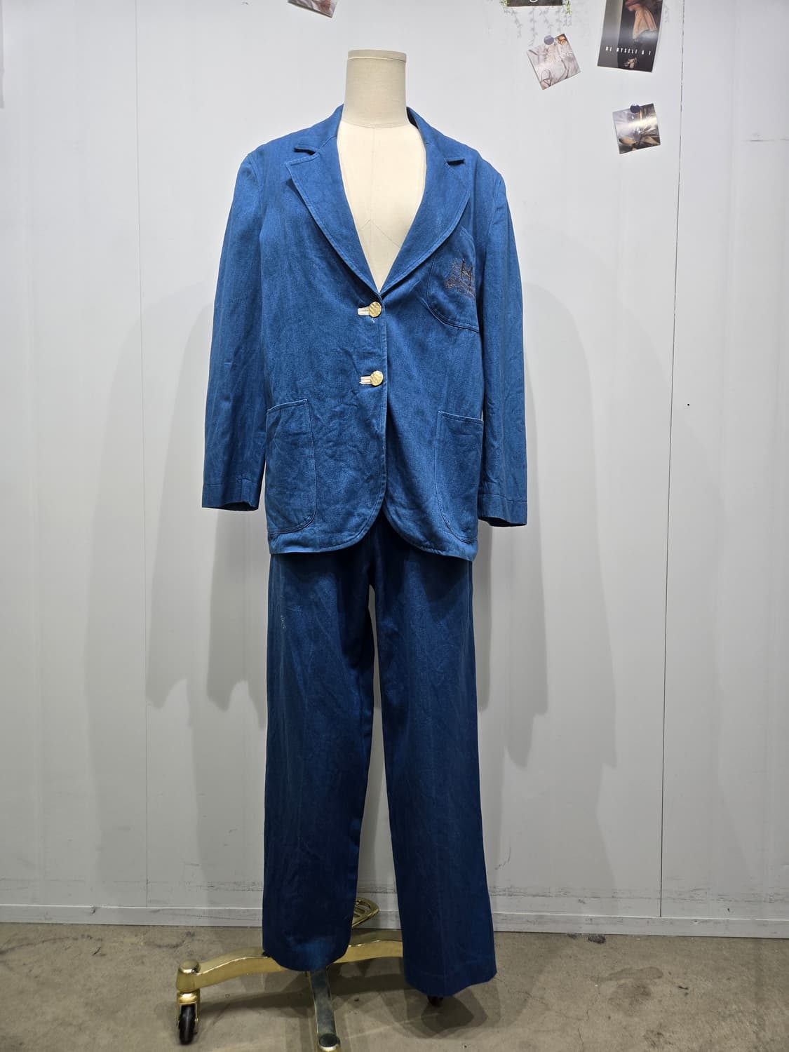 에르노 데님 자켓 & 바지 세트 정장 셋업 상품이미지1