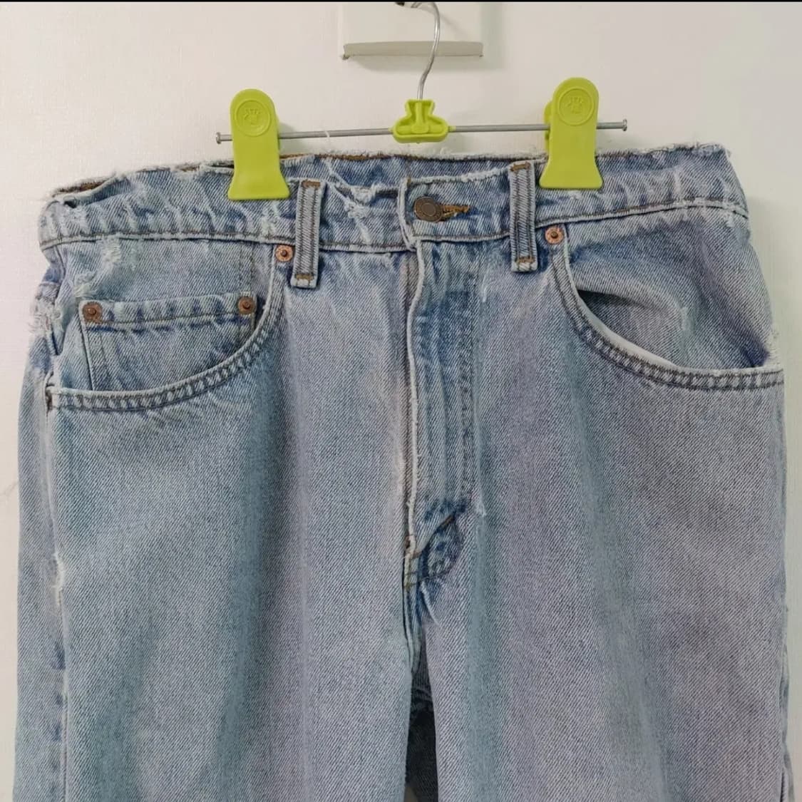 빈티지 리바이스 505 벨바텀 디스트레스드 상품이미지5