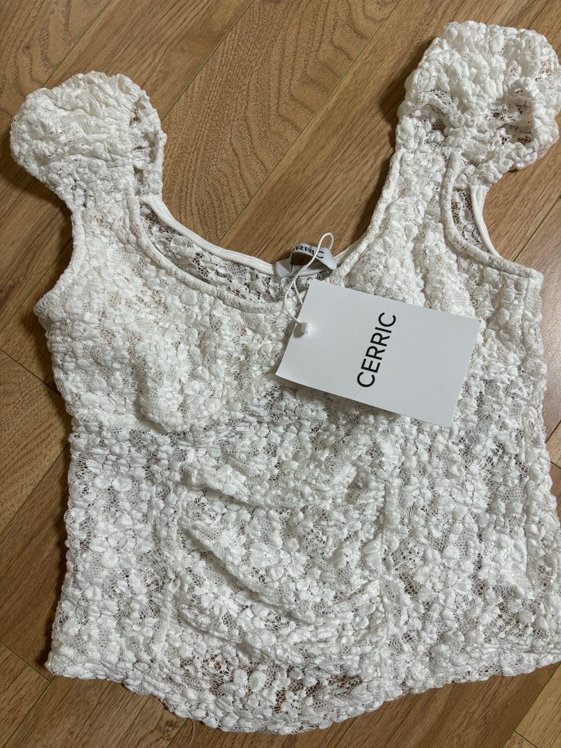 세릭 셔링 하프 탑 상품이미지1