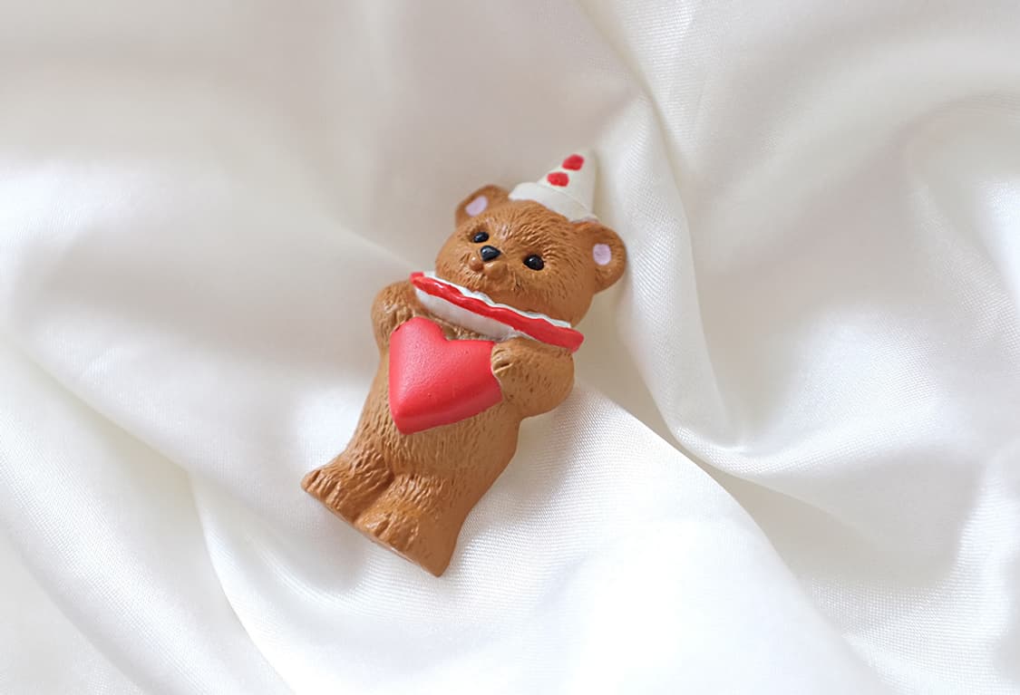 1990년대 테디베어 곰돌이 빈티지브로치 빈티지주얼리 상품이미지2