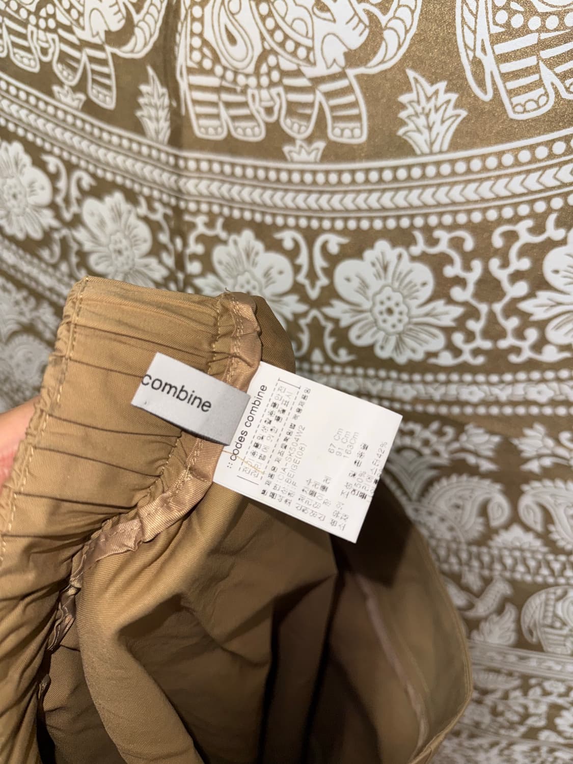 코데즈컴바인 여성 밴딩 코튼 스커트  상품이미지6