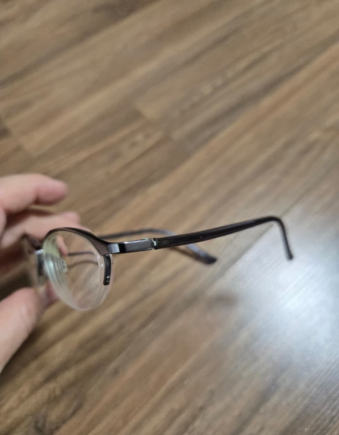 일본 Havis 긱시크 빈티지 반무테 안경 상품이미지6