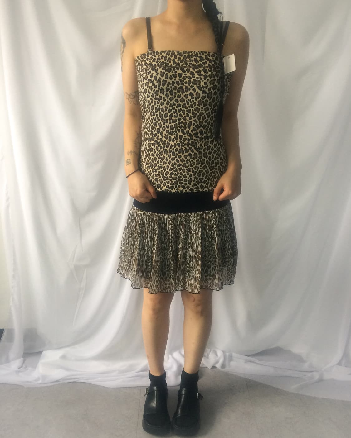 Leopard pattern sleeveless 상품이미지5