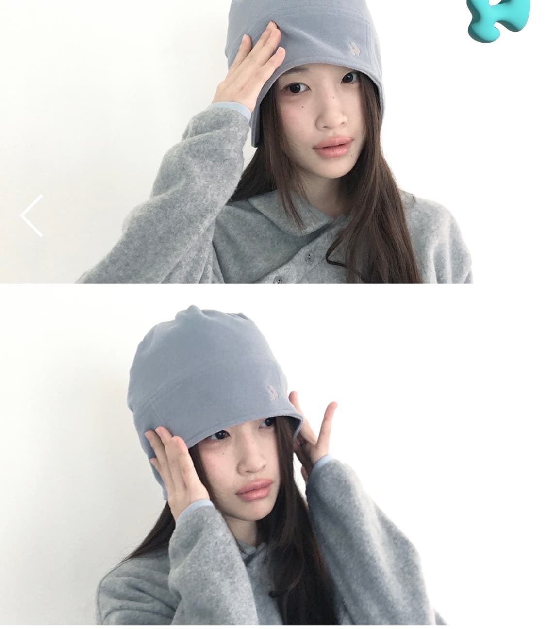 인오도르 REVERSIBLE FLEECE BEANIE 상품이미지2
