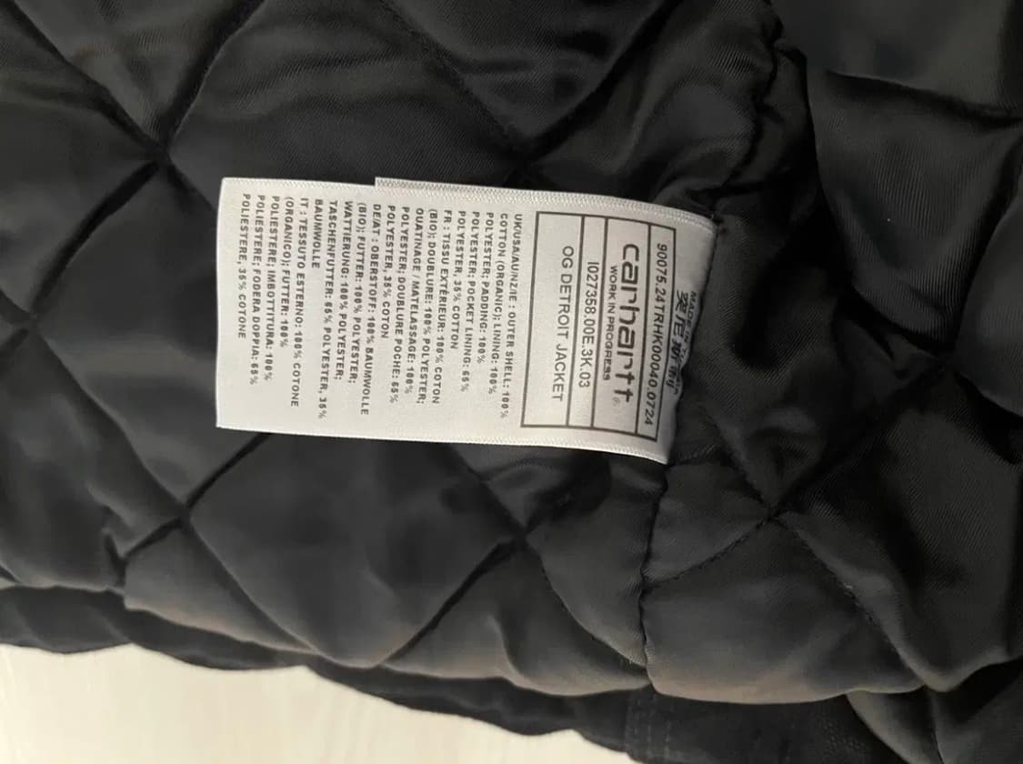 칼하트 wip og 디트로이트 자켓 L 상품이미지4