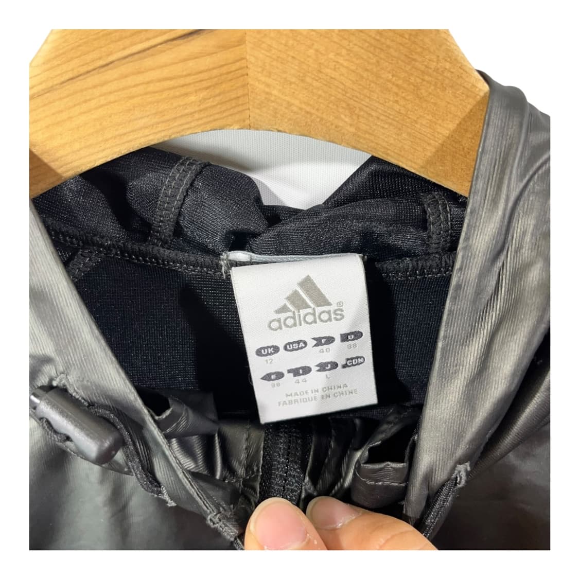 [Adidas] 아디다스 블랙핑크 유광 후드집업 상품이미지6