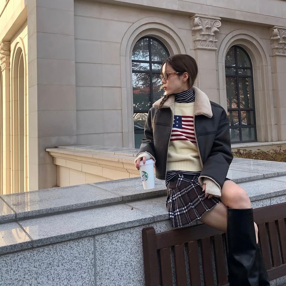 릿킴 PULL SHEARING JACKET 시어링자켓 레더자켓 상품이미지3