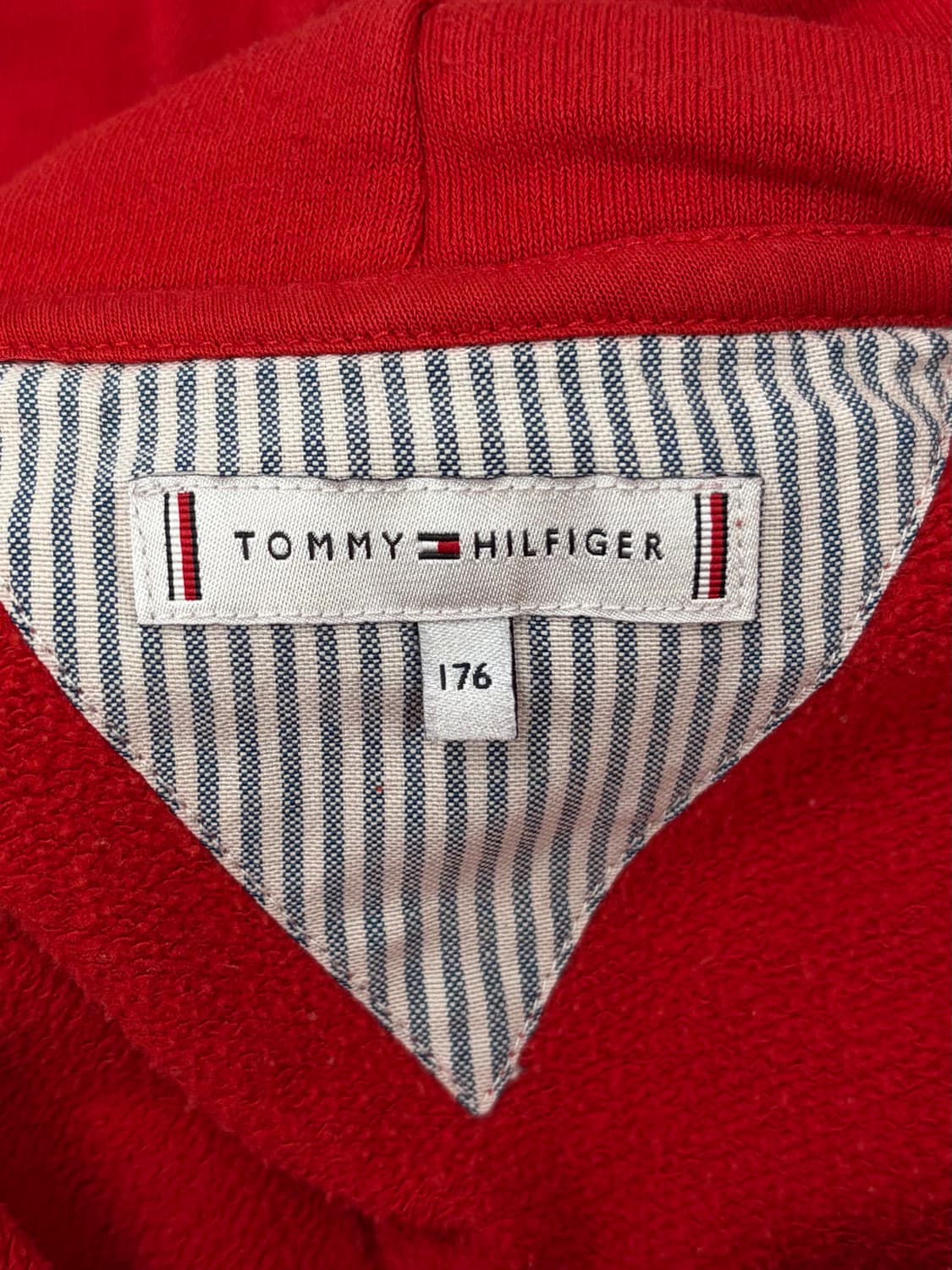 타미힐피거 레드 후드티 상품이미지2