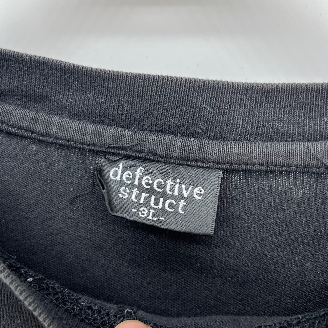 [Defective] 아웃스티치 락 티셔츠 상품이미지6