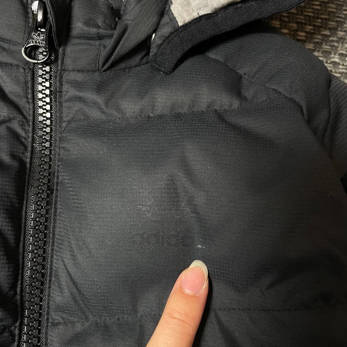 아디다스 베이비 블랙 다운 패딩 상품이미지4