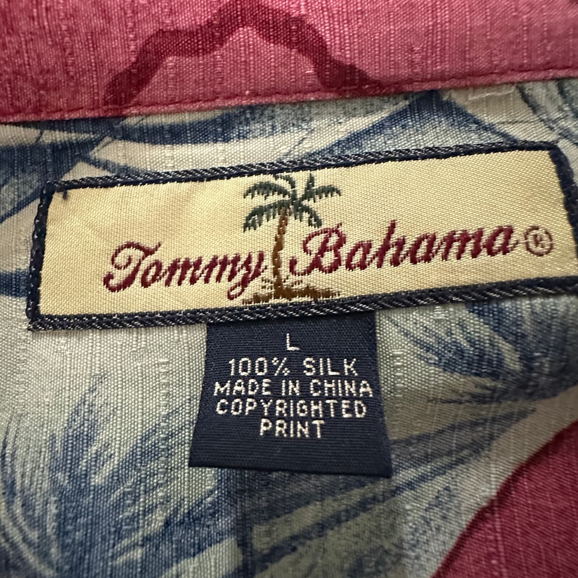 TOMMY BAHAMA silk 100% hawaiian shirt 상품이미지5
