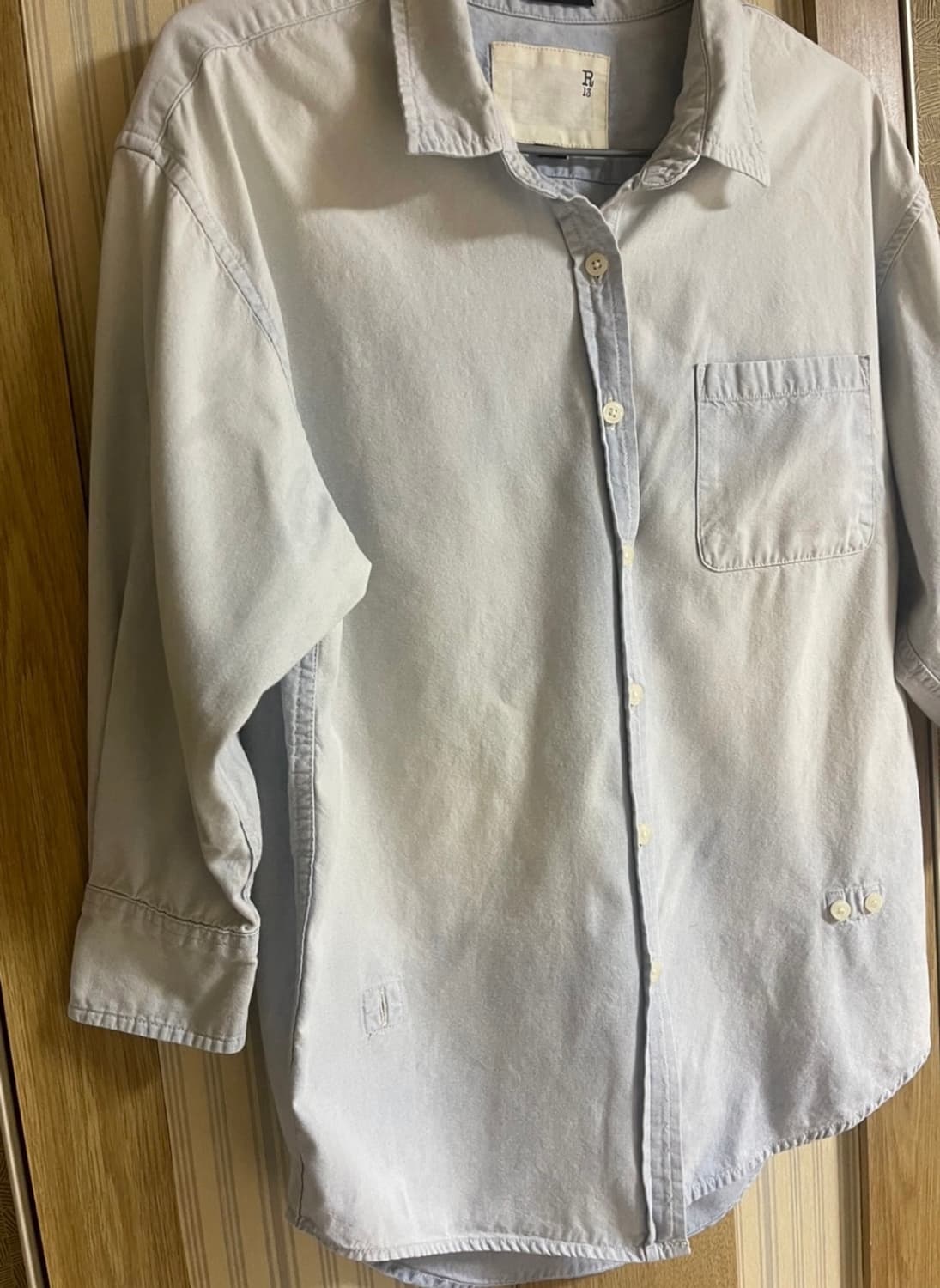 R13 7부 소매 셔츠 상품이미지2