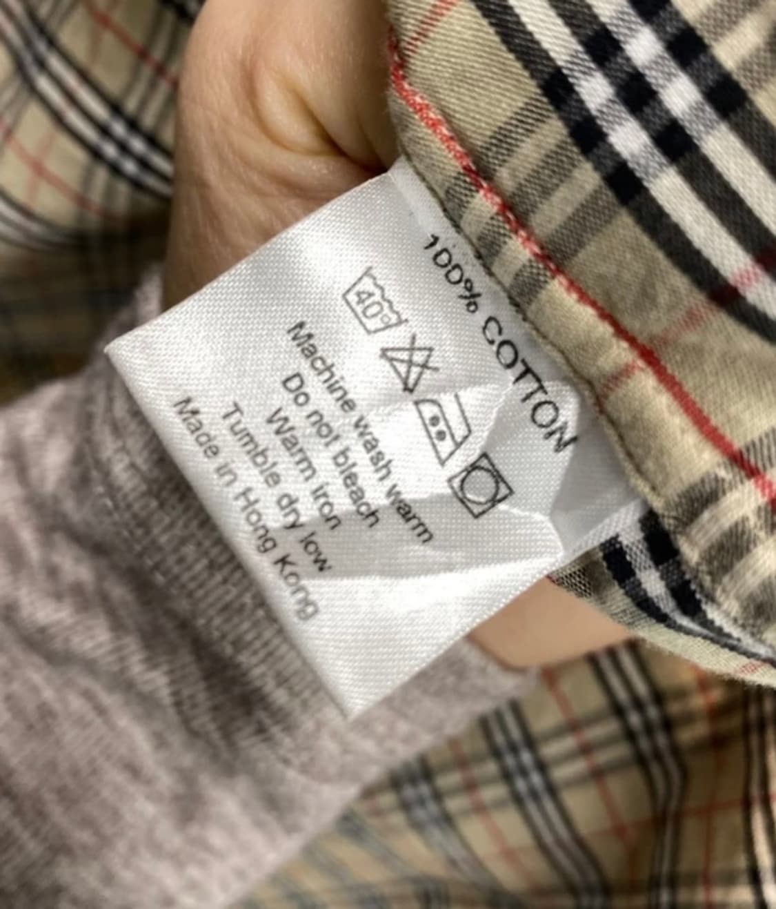 [8526]Burberry beige short sleeve shirt 상품이미지6