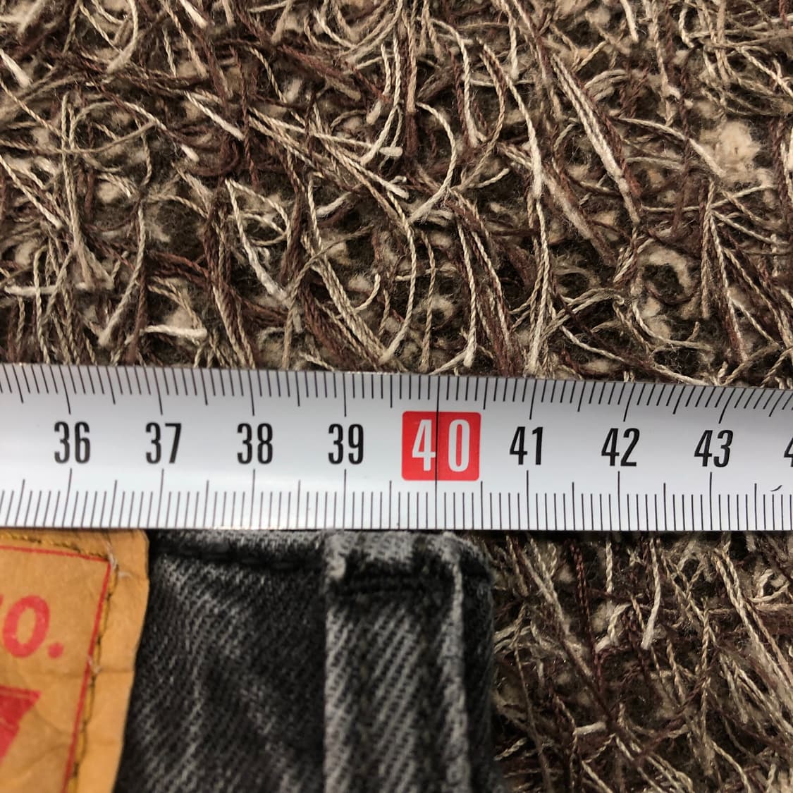 32 리바이스 502 블랙 워싱 데님 팬츠 상품이미지7