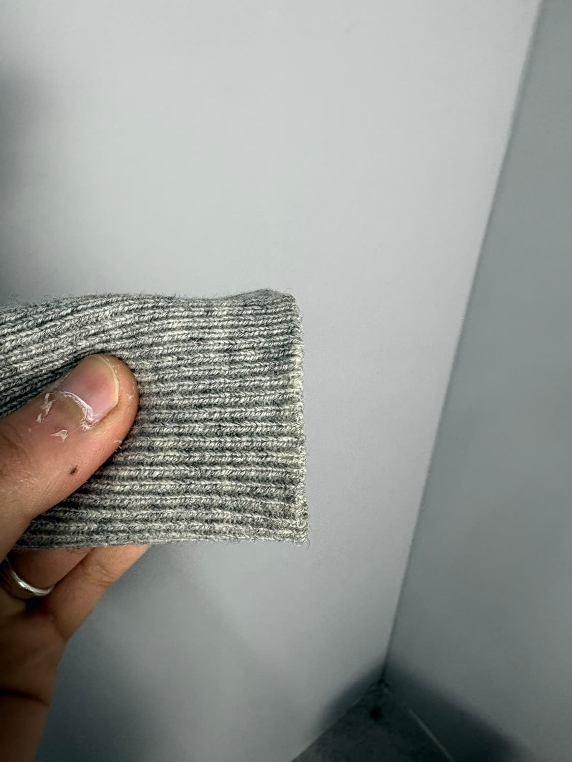 꼼데가르송 블랙 하트와펜 그레이 가디건 A3789 상품이미지8