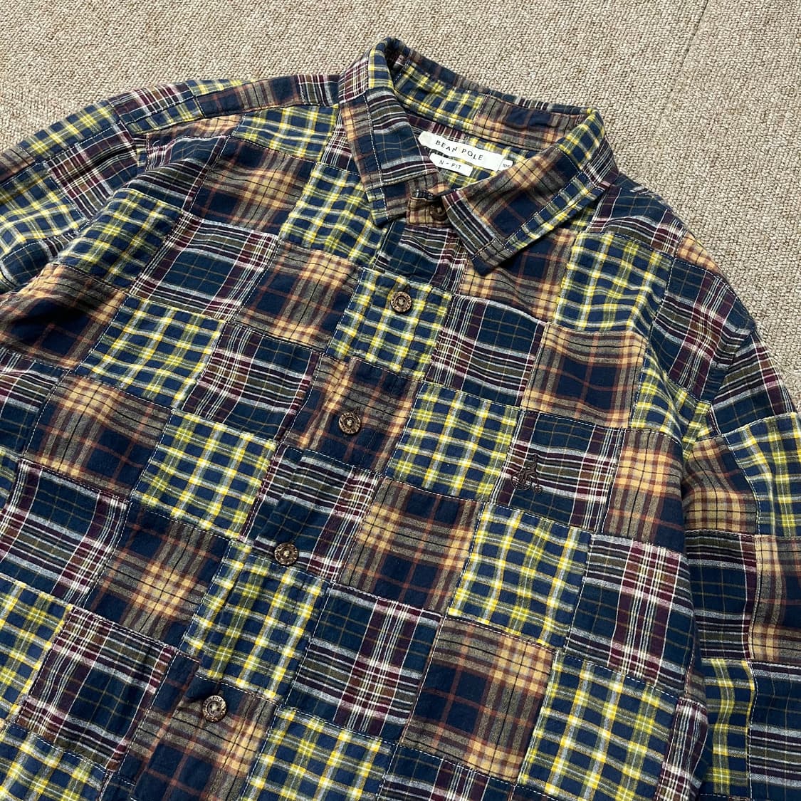  빈폴 패치워크 셔츠 상품이미지3