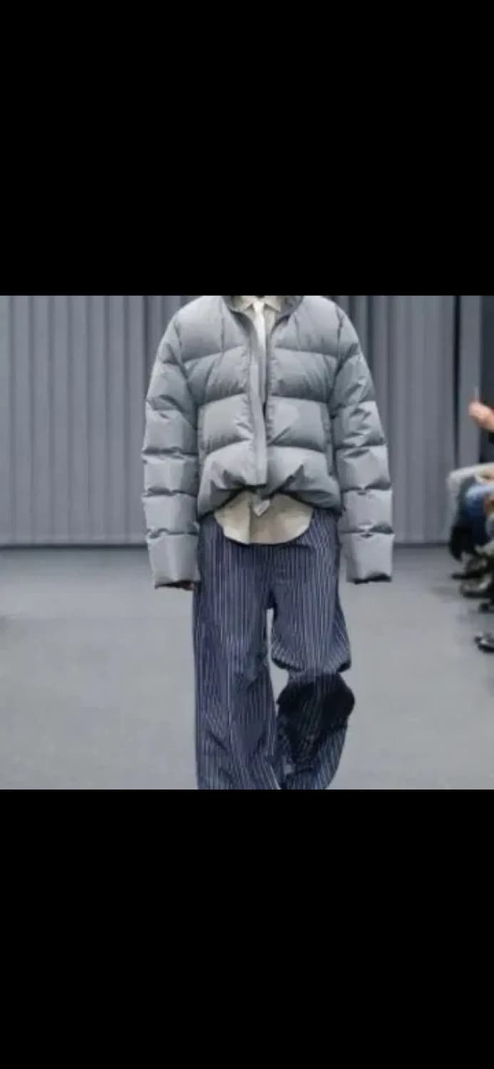 발렌시아가 c컬 패딩 그레이 상품이미지6