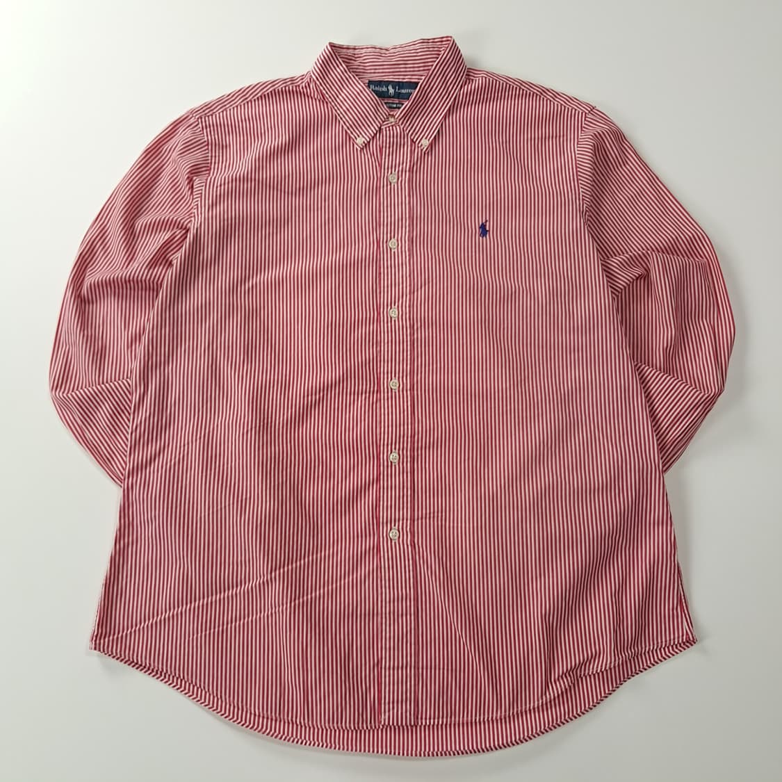 CK918 XL 폴로 레드 스트라이프 셔츠 남방 상품이미지1