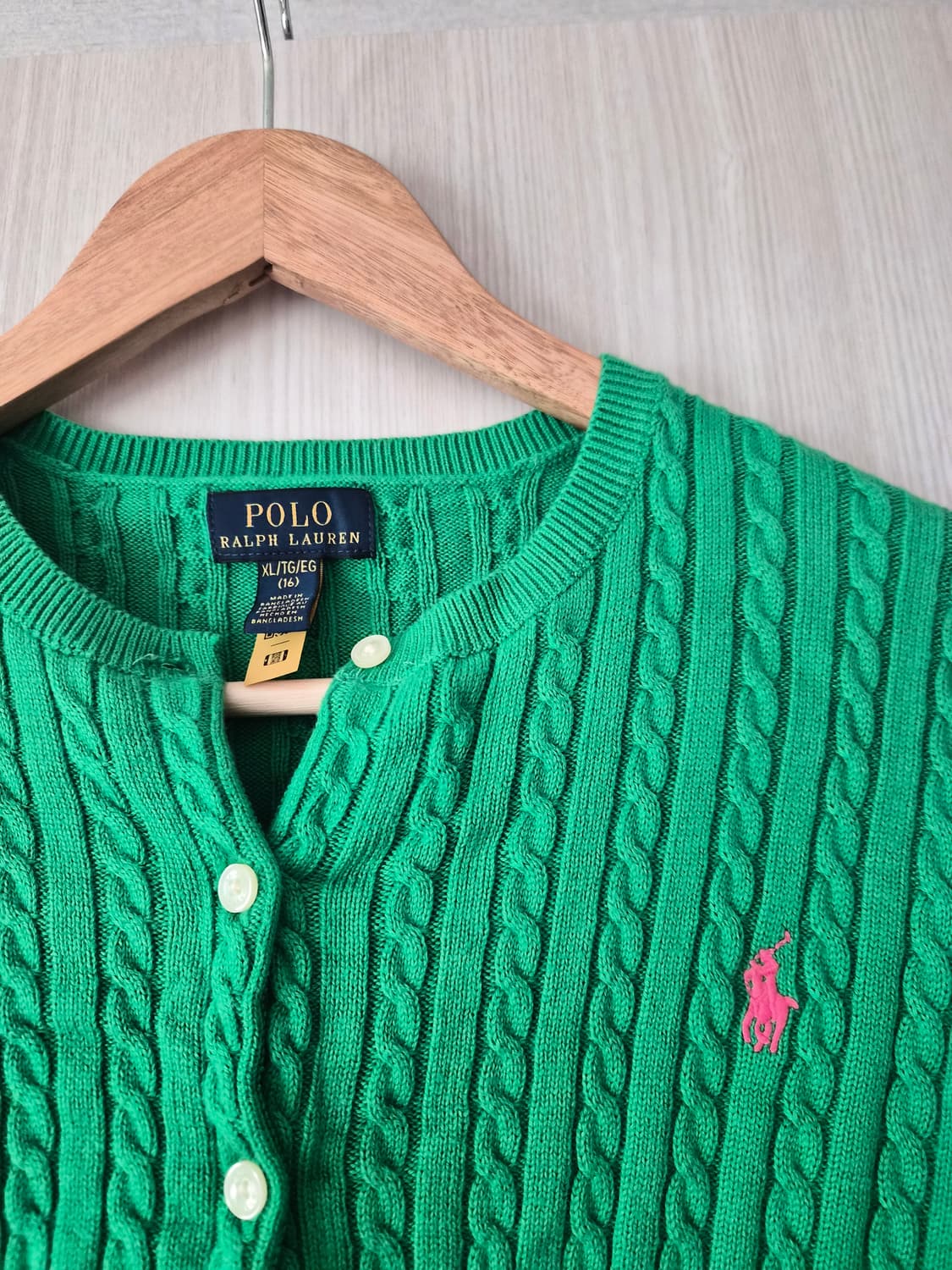 폴로 가디건 걸즈 XL(성인 55 가능) 상품이미지2