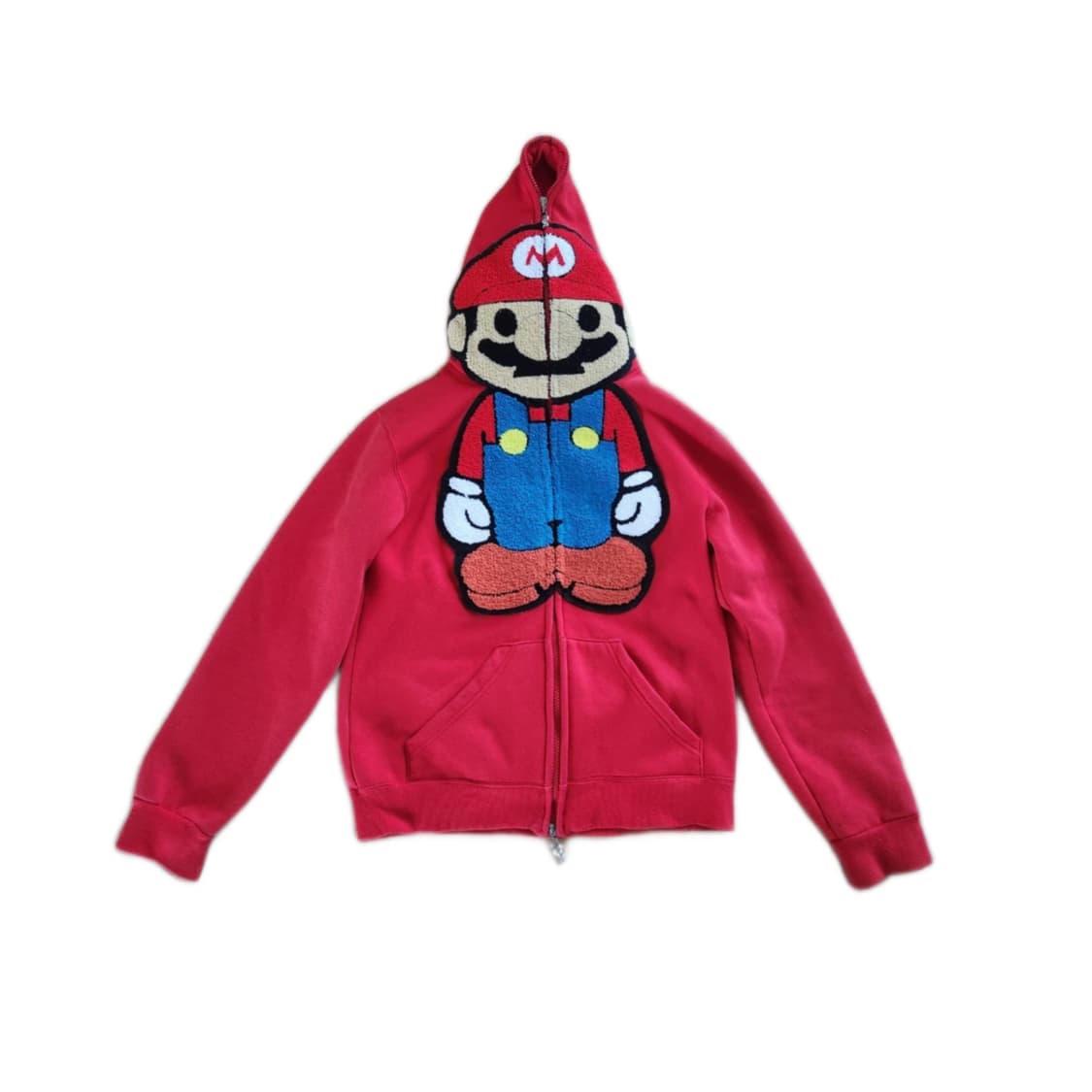 ❤️베이프 베이비마일로 레드 마리오 후드집업❤️ 상품이미지1