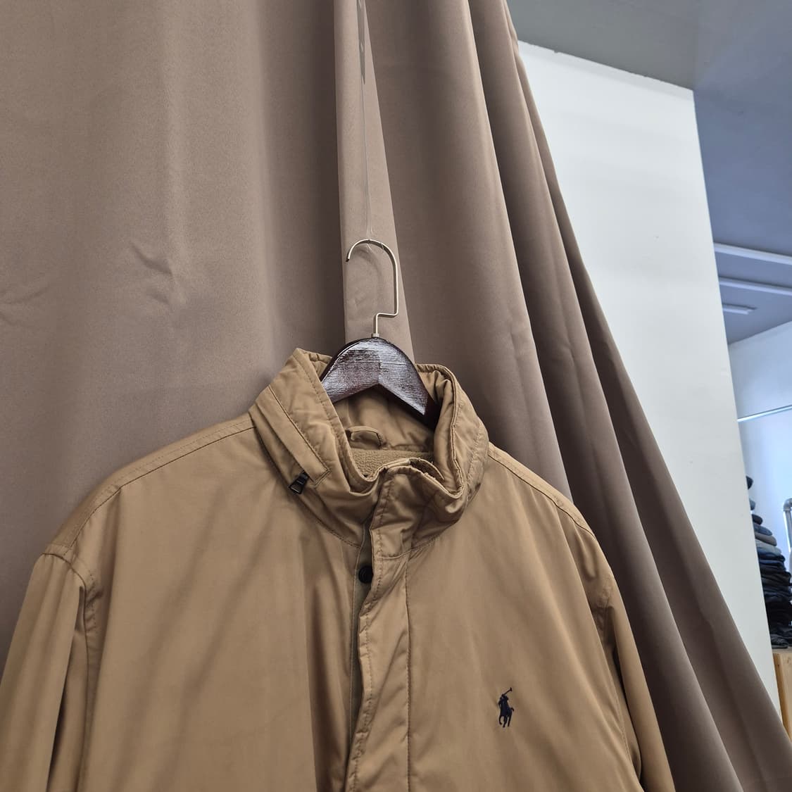 폴로 랄프로렌 베이지 폴리쉘 자켓 XL 상품이미지2