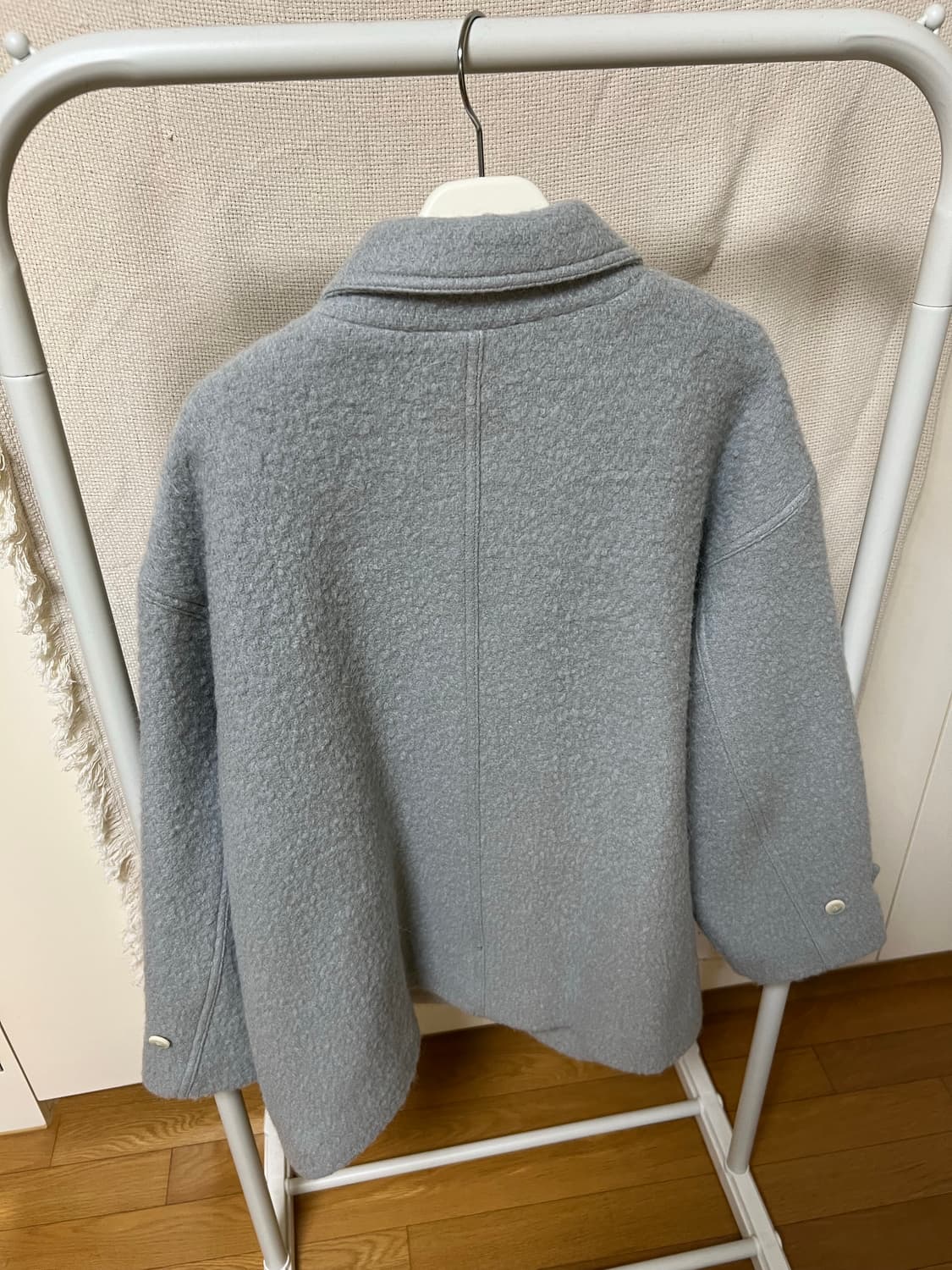 타낫 부클 하프코트 블루그레이 상품이미지3