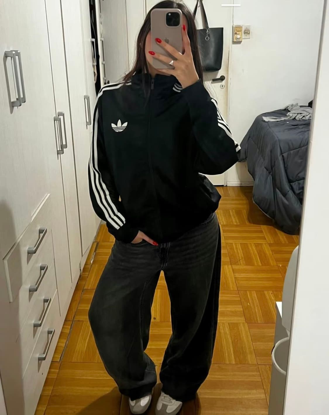 아디다스 파이어버드 구형 져지 블랙 - 110 상품이미지1