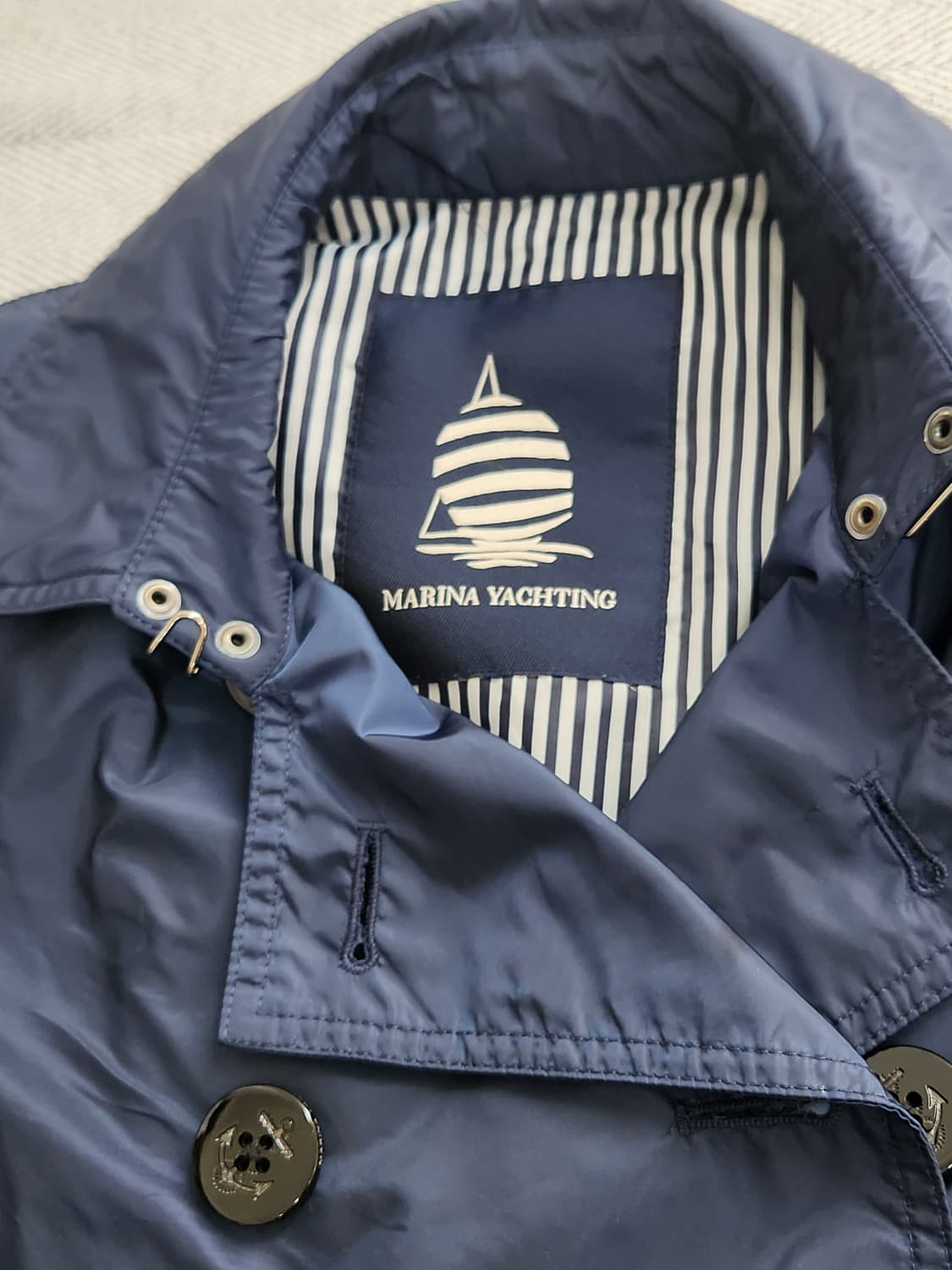 [S] 마리나요팅 경량 트렌치 코트 자켓 여성 S 상품이미지3