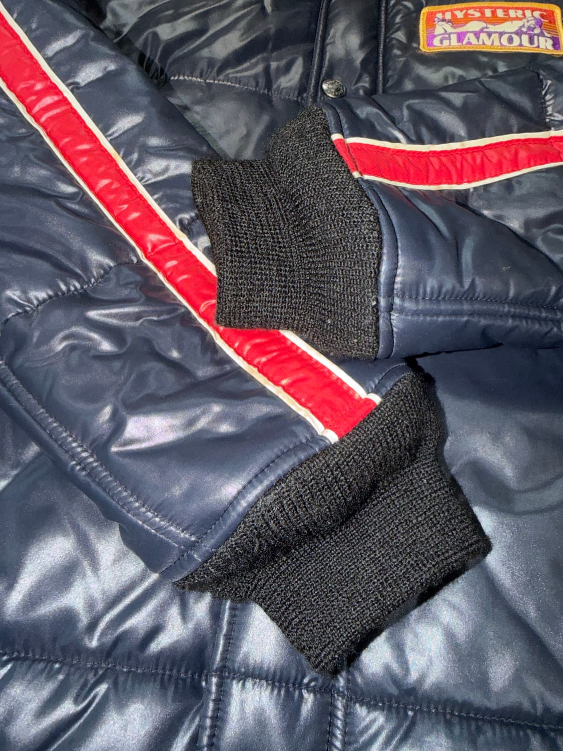 00‘s Hysteric Glamour 아카이브 패치 다운 패딩 점퍼 상품이미지3