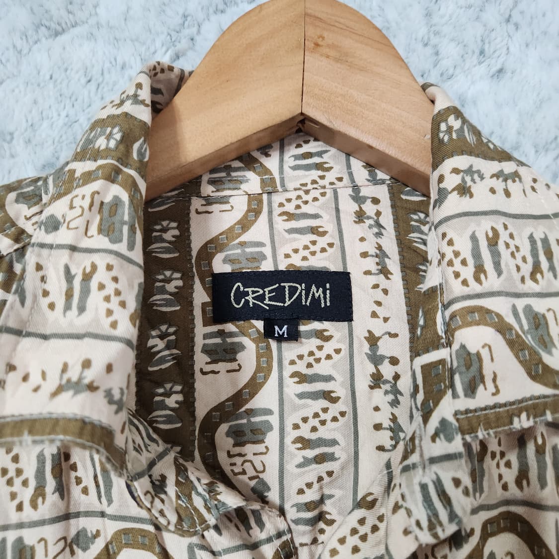 G997 [M] CREDIMI JPN 올드스쿨 반팔 남방 셔츠 상품이미지2