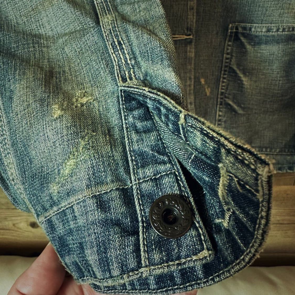 [M] 랄프로렌 데님 초어 자켓 폴로 RRL 커버올 상품이미지4