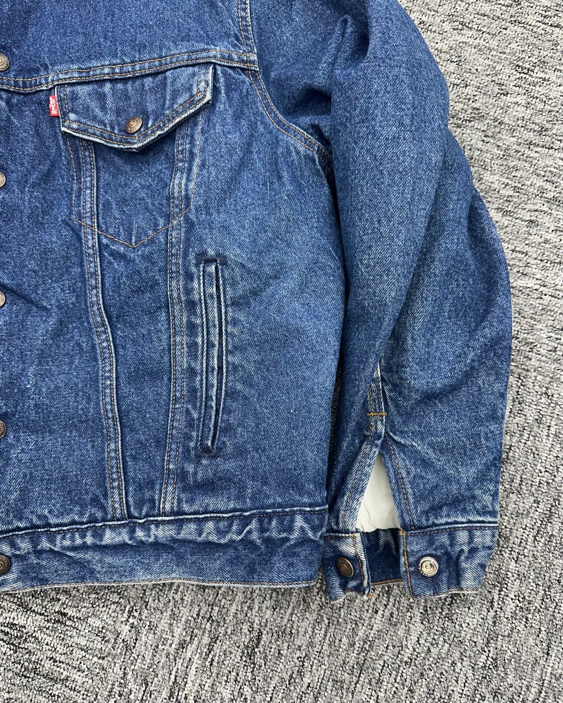 (42)80'S 리바이스 쉐르파 진청-M1325 상품이미지2