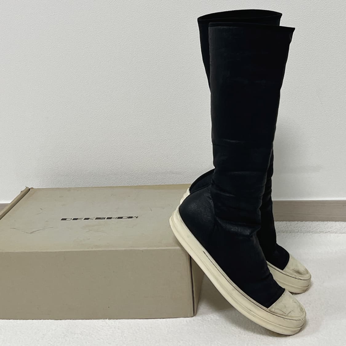 릭오웬스 17SS 다크쉐도우 코팅 삭스 스니커즈 SBWP 상품이미지5