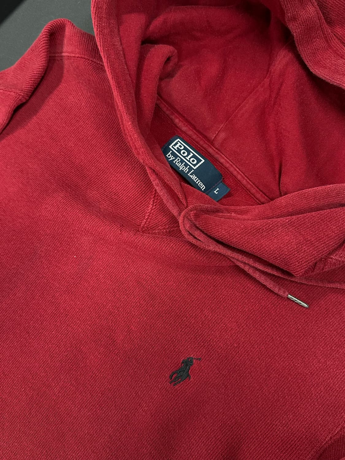 폴로 오버핏 후드티 상품이미지5