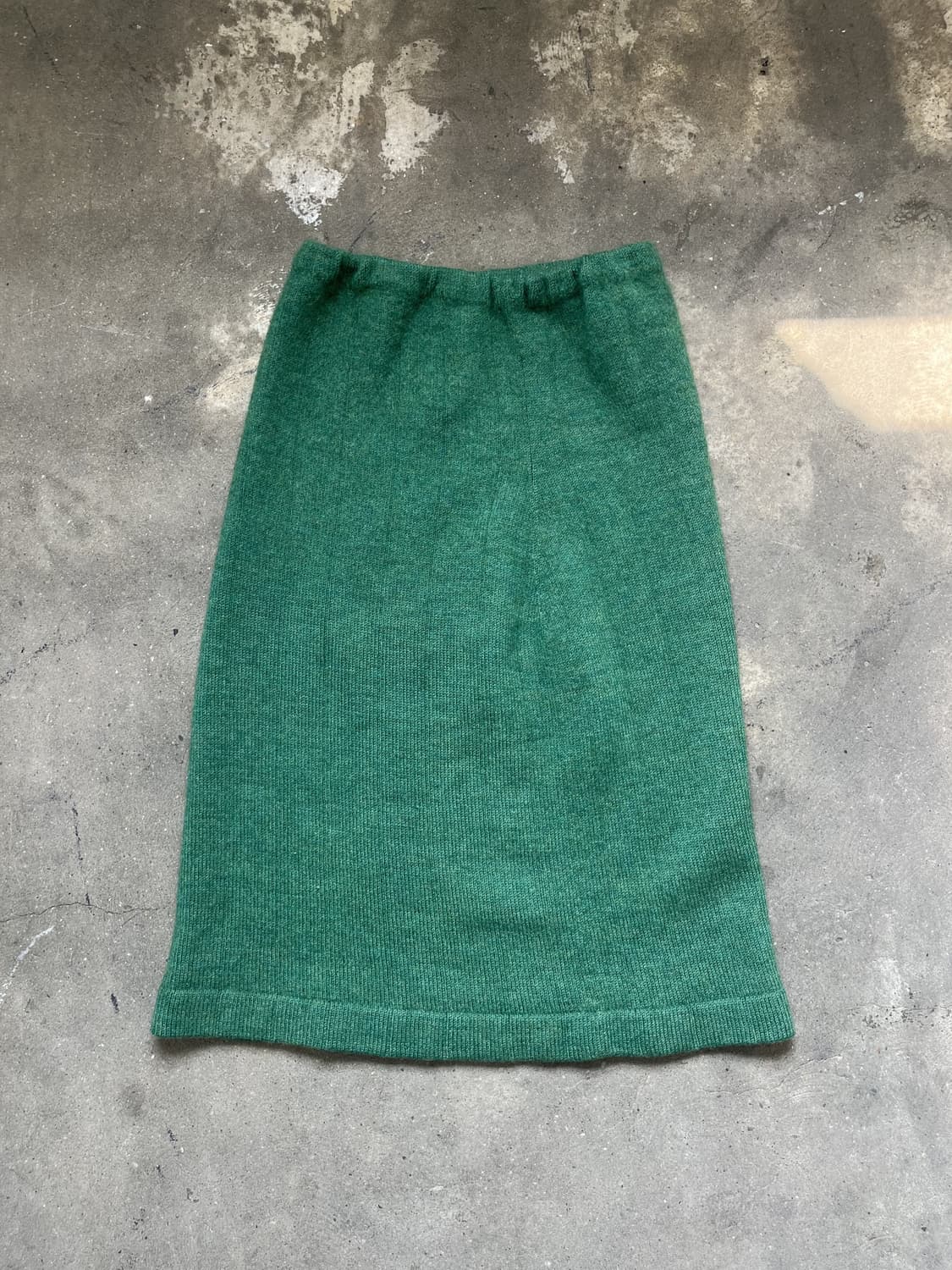 Vintage 그린컬러 니트 스커트  상품이미지3