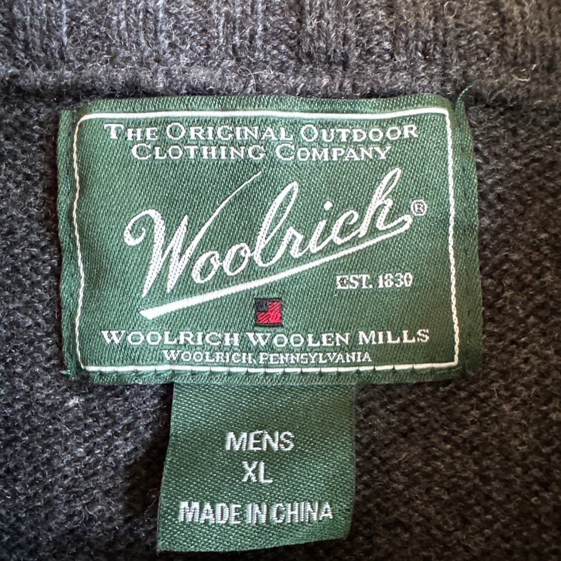 울린치 차콜그레이 울 니트 XL 상품이미지7