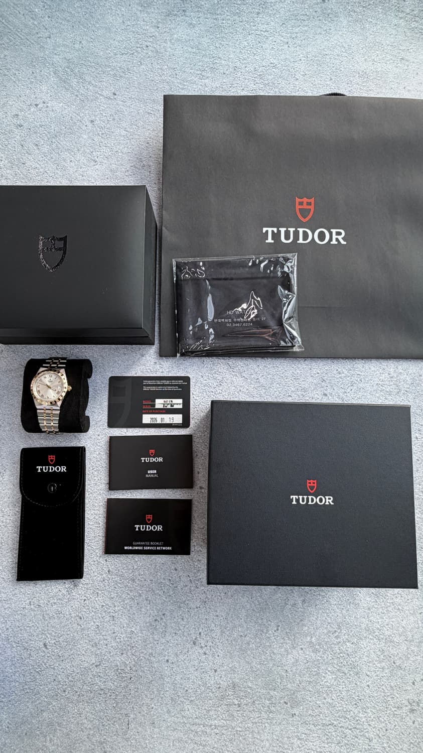 튜더 로얄 34mm 콤비 28403 미사용 시계 판매합니다. 상품이미지8